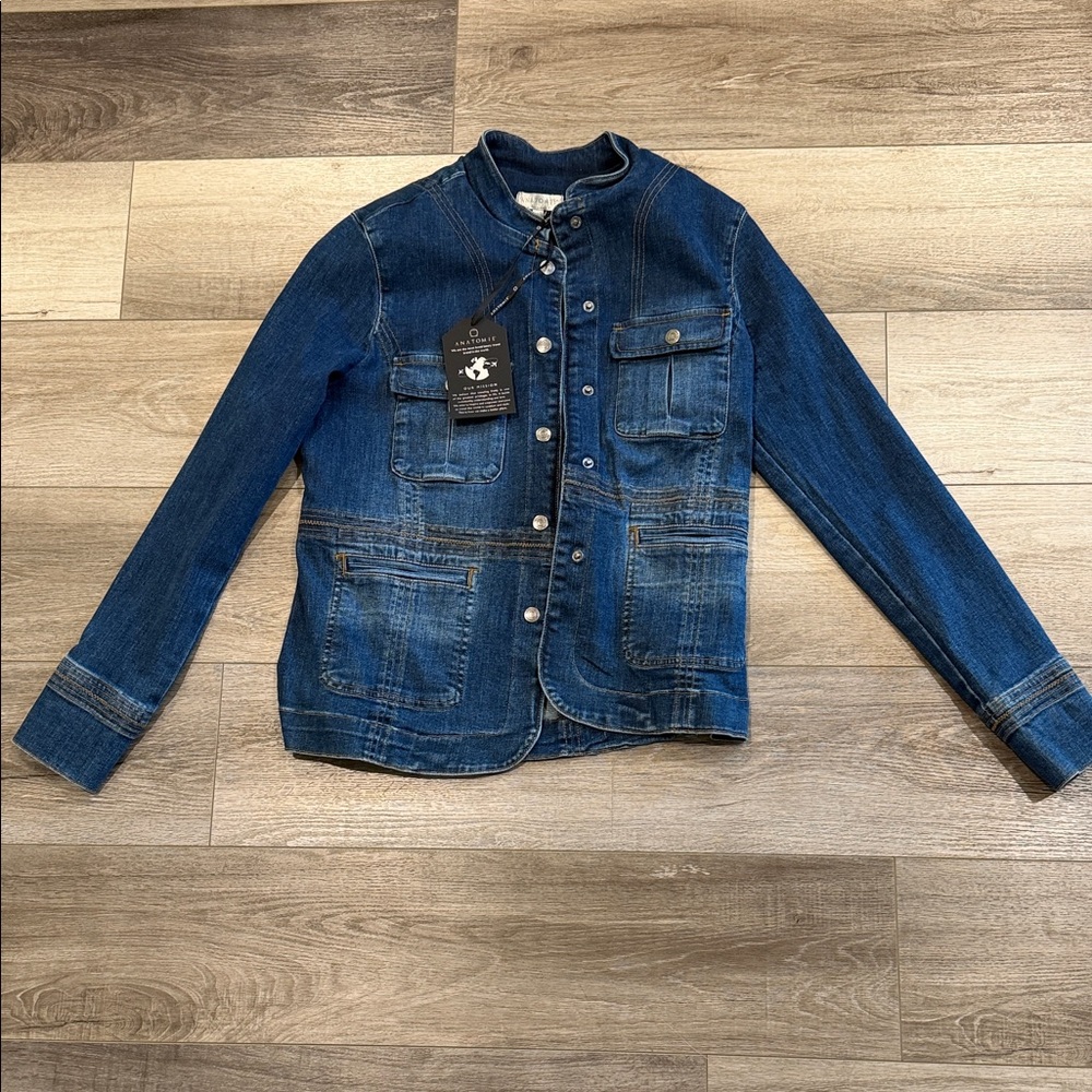 Anatomie Dark Blue Denim Jean Jacket size small